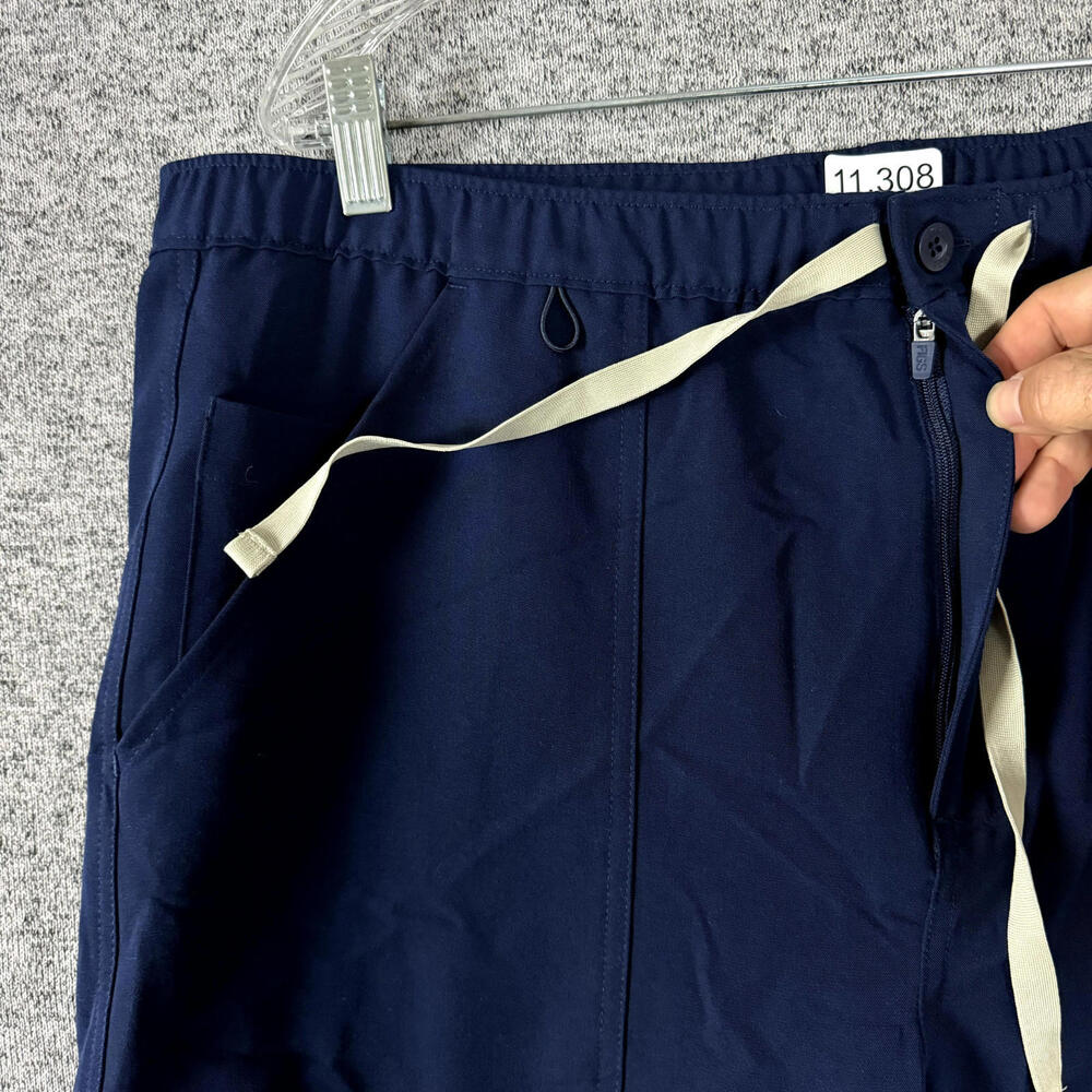 NEW Figs Men's Size XL Dark Blue Polyester Cairo Cargo Scrub Pants - Picture 6 of 11